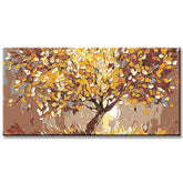 Paint by Numbers Golden Yellow Tree